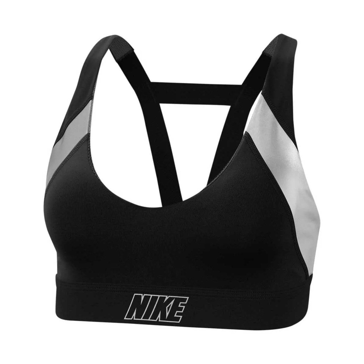 NIKE PETO NIKE INDY METALLIC LOGO BRA S