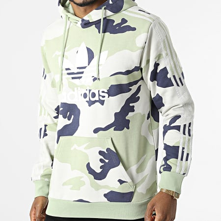 ADIDAS POLERON ADIDAS CAMO HOODIE L