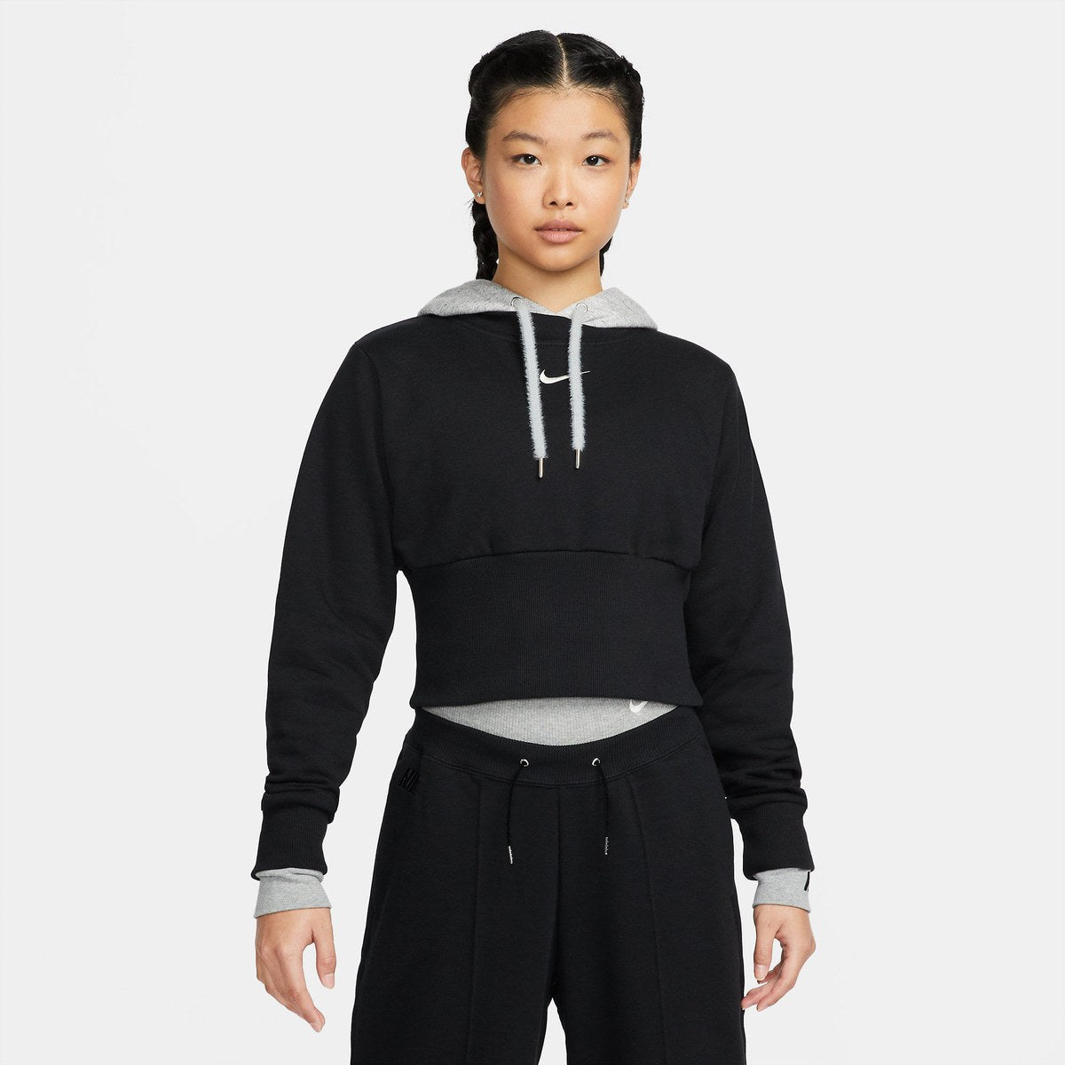 NIKE POLERON NIKE W NSW ICN CLSH FLC GX HZ LS T XL