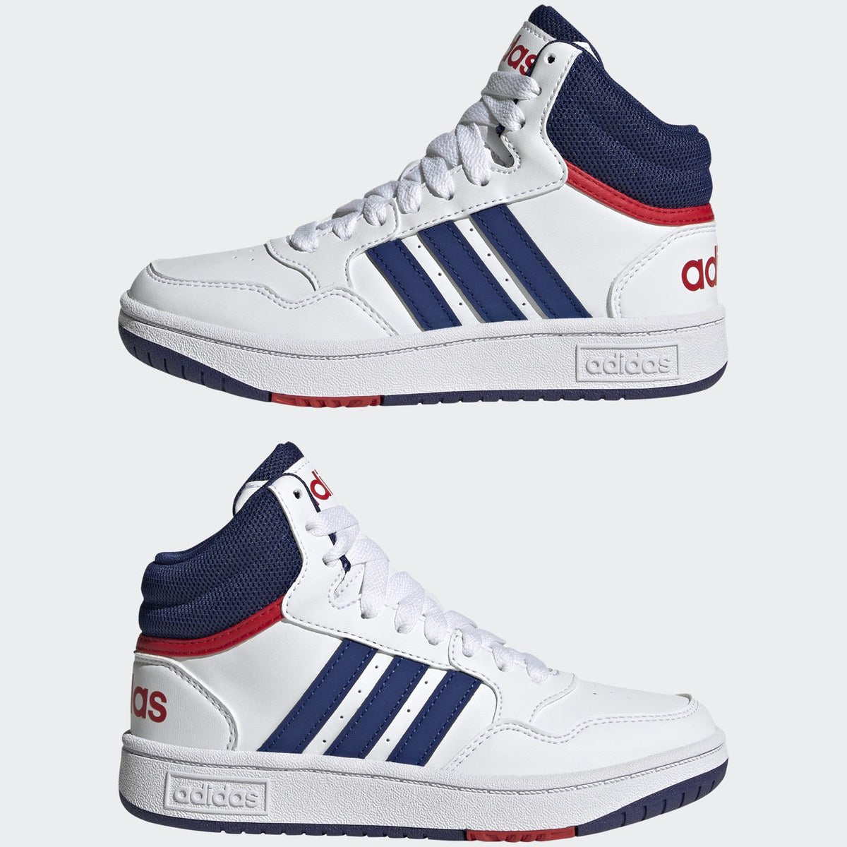ADIDAS ZAPATILLA ADIDAS HOOPS 3.0 MID 9,5 - foto 4