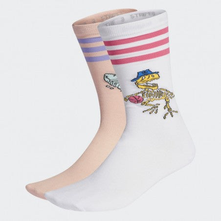 ADIDAS CALCETAS ADIDAS FUN GRAPHIC 2PP L